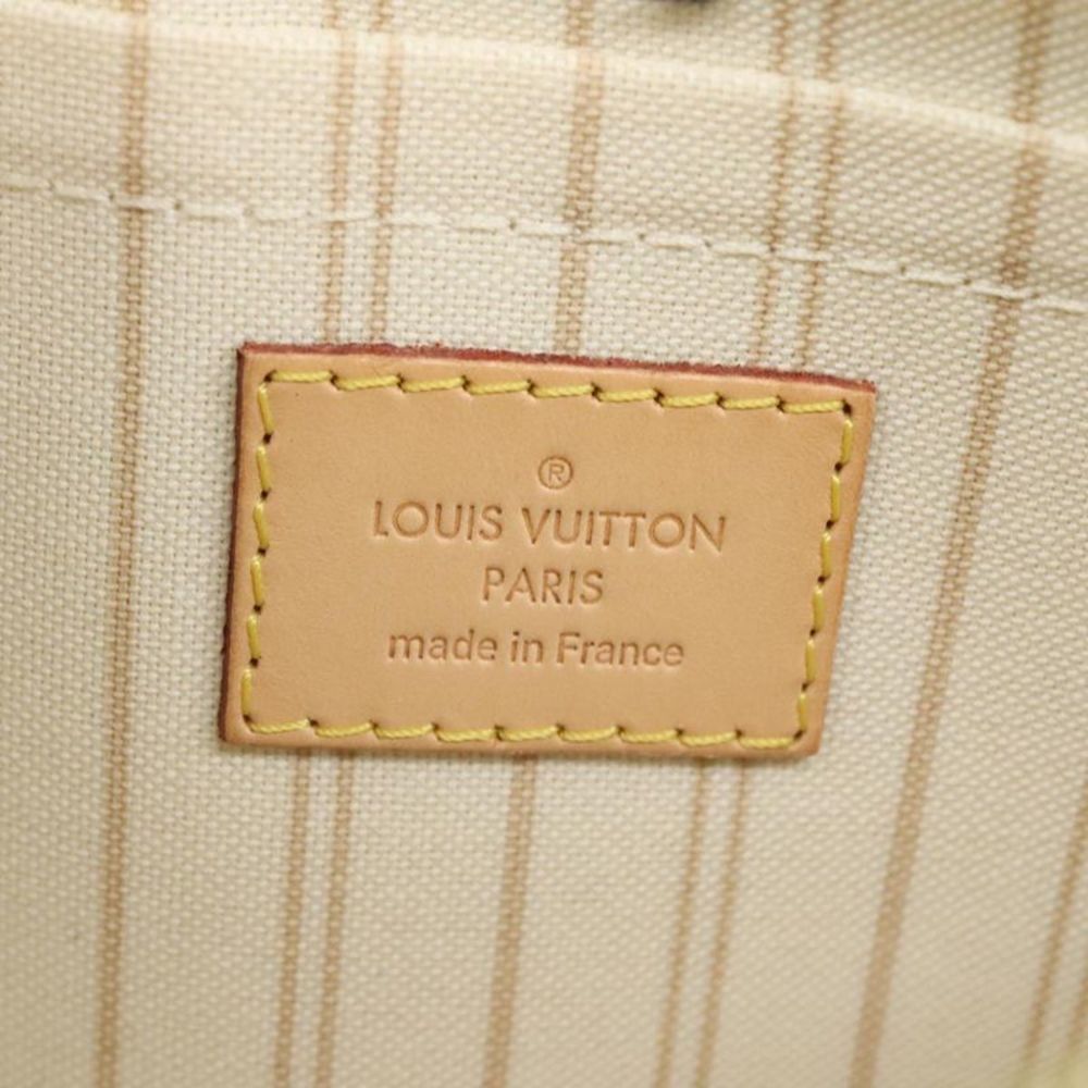 Louis Vuitton Neverfull Gm White Canvas Tote Bag (Pre-Owned) - Picture 14 of 16